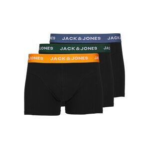 JACK & JONES Boxeralsók 'GAB'  galambkék / smaragd / narancs / fekete