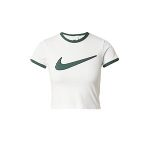 Nike Sportswear Póló  fűzöld / fehér