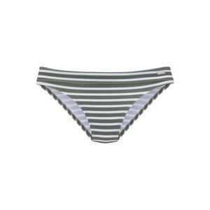VENICE BEACH Bikini nadrágok  sötétzöld / piszkosfehér