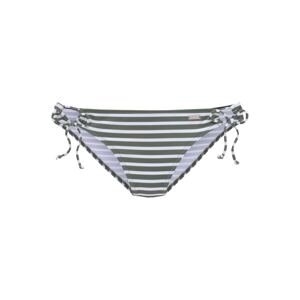 VENICE BEACH Bikini nadrágok  zöld / fehér