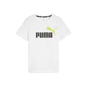 PUMA Póló 'Essential'  citromzöld / fekete / fehér