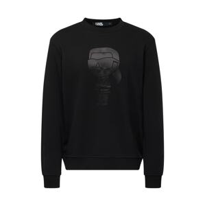 Karl Lagerfeld Tréning póló  sötétszürke / fekete