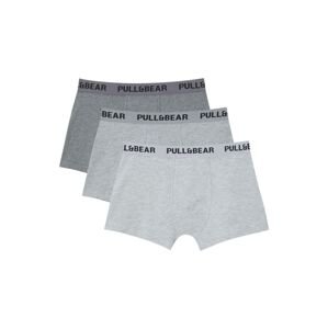 Pull&Bear Boxeralsók  szürke / világosszürke / fekete