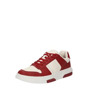Tommy Jeans Rövid szárú sportcipők 'JOHNNY 1A'  piros / fehér