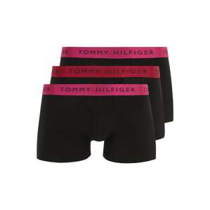 Tommy Hilfiger Underwear Boxeralsók  piros / lilásvörös / fekete