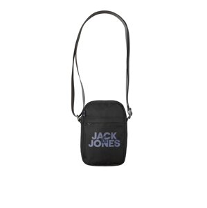 JACK & JONES Válltáska 'ADRIAN'  galambkék / fekete