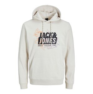 JACK & JONES Tréning póló  greige / lila / narancs / fekete