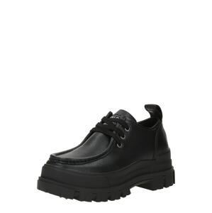 BUFFALO Fűzős cipő 'WALLABY'  fekete