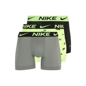 NIKE Sport alsónadrágok 'Essential'  szürke / zöld / citromzöld / fekete