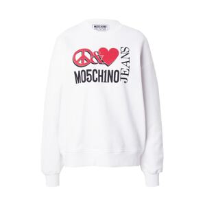 Moschino Jeans Tréning póló  rikító piros / fekete / fehér