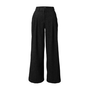 MSCH COPENHAGEN Élére vasalt nadrágok 'Gracen'  szürke melír / fekete