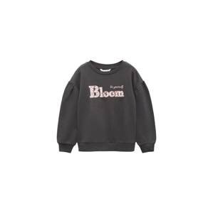 MANGO KIDS Tréning póló 'Bloom'  antracit / rózsaszín / sötétvörös / fehér