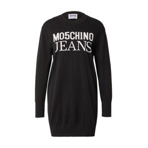 Moschino Jeans Kötött ruhák  fekete / fehér