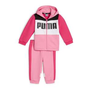 PUMA Jogging ruhák  rózsaszín / rózsaszín / fekete / fehér