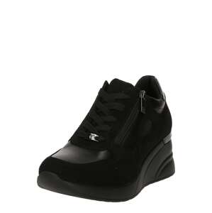 TATA Italia Rövid szárú sportcipők  fekete / ezüst