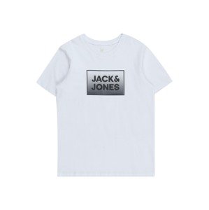 Jack & Jones Junior Póló 'STEEL'  fekete / fehér