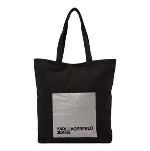 KARL LAGERFELD JEANS Shopper táska  szürke / antracit