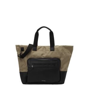 Calvin Klein Shopper táska  zöld / fekete
