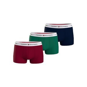Tommy Hilfiger Underwear Boxeralsók 'Essential'  sötétkék / zöld / piros / fehér