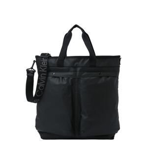 Calvin Klein Jeans Shopper táska 'HELMET'  fekete