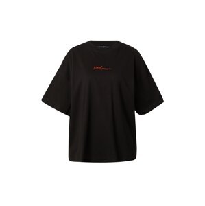 Pegador Oversize póló 'NAVISK'  piros / fekete
