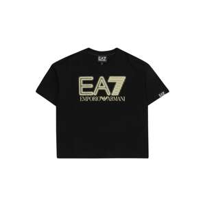 EA7 Emporio Armani Póló  világos sárga / fekete