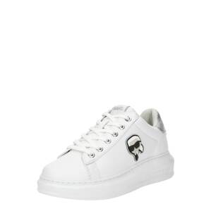 Karl Lagerfeld Rövid szárú sportcipők  krém / fekete / ezüst / fehér