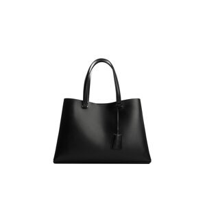 MANGO Shopper táska 'Bello'  fekete