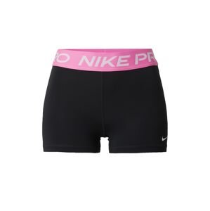 NIKE Sportnadrágok 'Pro'  világos-rózsaszín / fekete / fehér