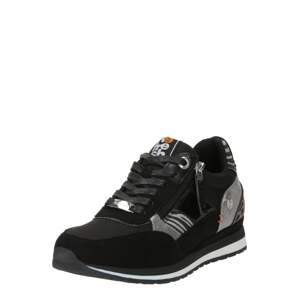 Refresh Rövid szárú sportcipők  fekete / ezüst
