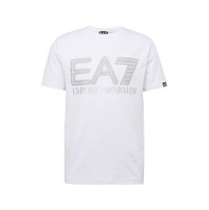 EA7 Emporio Armani Póló  ezüstszürke / ezüst / fehér
