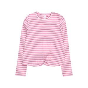 Vero Moda Girl Póló 'VIOFRANCIS'  fukszia / rózsaszín / fehér