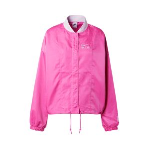 Nike Sportswear Átmeneti dzseki 'AIR'  világosszürke / neon-rózsaszín