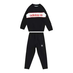 ADIDAS ORIGINALS Jogging ruhák  piros / fekete / fehér