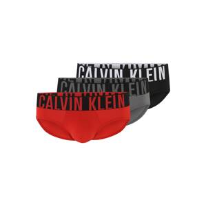 Calvin Klein Underwear Slip  füstszürke / piros / fekete / fehér