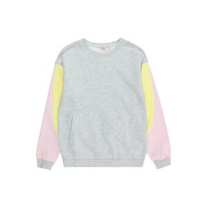 KIDS ONLY Tréning póló 'EILEEN'  pasztellsárga / világosszürke / pasztell-rózsaszín / fehér