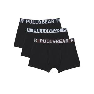 Pull&Bear Boxeralsók  barna / világosszürke / fekete