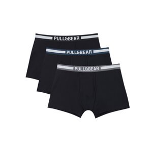 Pull&Bear Boxeralsók  sötétkék / szürke / fekete / fehér
