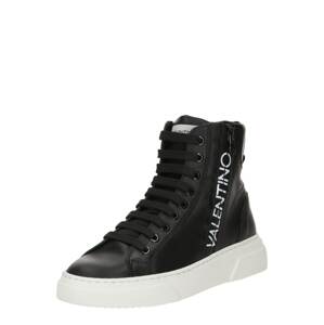 Valentino Shoes Magas szárú sportcipők  fekete / fehér