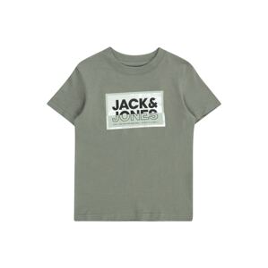 Jack & Jones Junior Póló  olíva / fekete / piszkosfehér