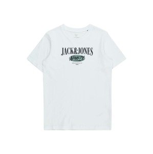 Jack & Jones Junior Póló 'COBIN'  zöld / fekete / fehér