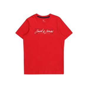 Jack & Jones Junior Póló 'ZURI'  piros / fekete / fehér