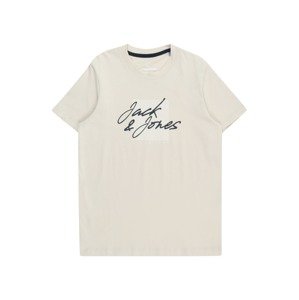 Jack & Jones Junior Póló 'ZURI'  bézs / fekete / fehér