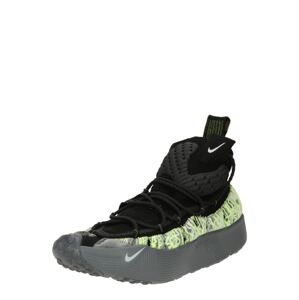 Nike Sportswear Magas szárú sportcipők 'ISPA Sense'  szürke / citromzöld / fekete