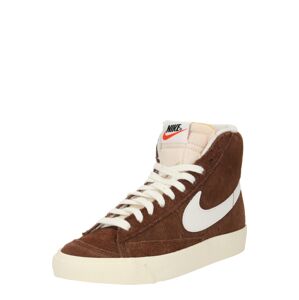 Nike Sportswear Magas szárú sportcipők 'Blazer Mid '77 Vintage'  barna / fehér