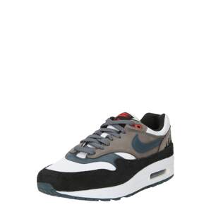 Nike Sportswear Rövid szárú sportcipők 'Air Max 1 Premium'  taupe / benzin / fekete / fehér
