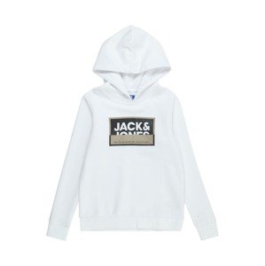 Jack & Jones Junior Tréning póló 'LOGAN'  világosbarna / fekete / fehér