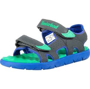 TIMBERLAND Nyitott cipők 'Perkins'  kék / sötétszürke / zöld
