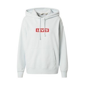 LEVI'S ® Tréning póló  szürke melír / tűzpiros / fehér