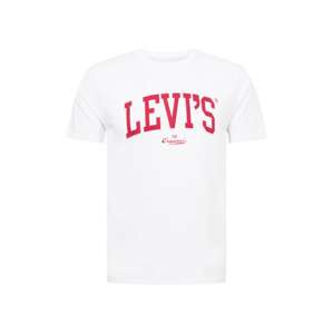 LEVI'S ® Póló 'LSE Graphic Crewneck '  piros / fehér